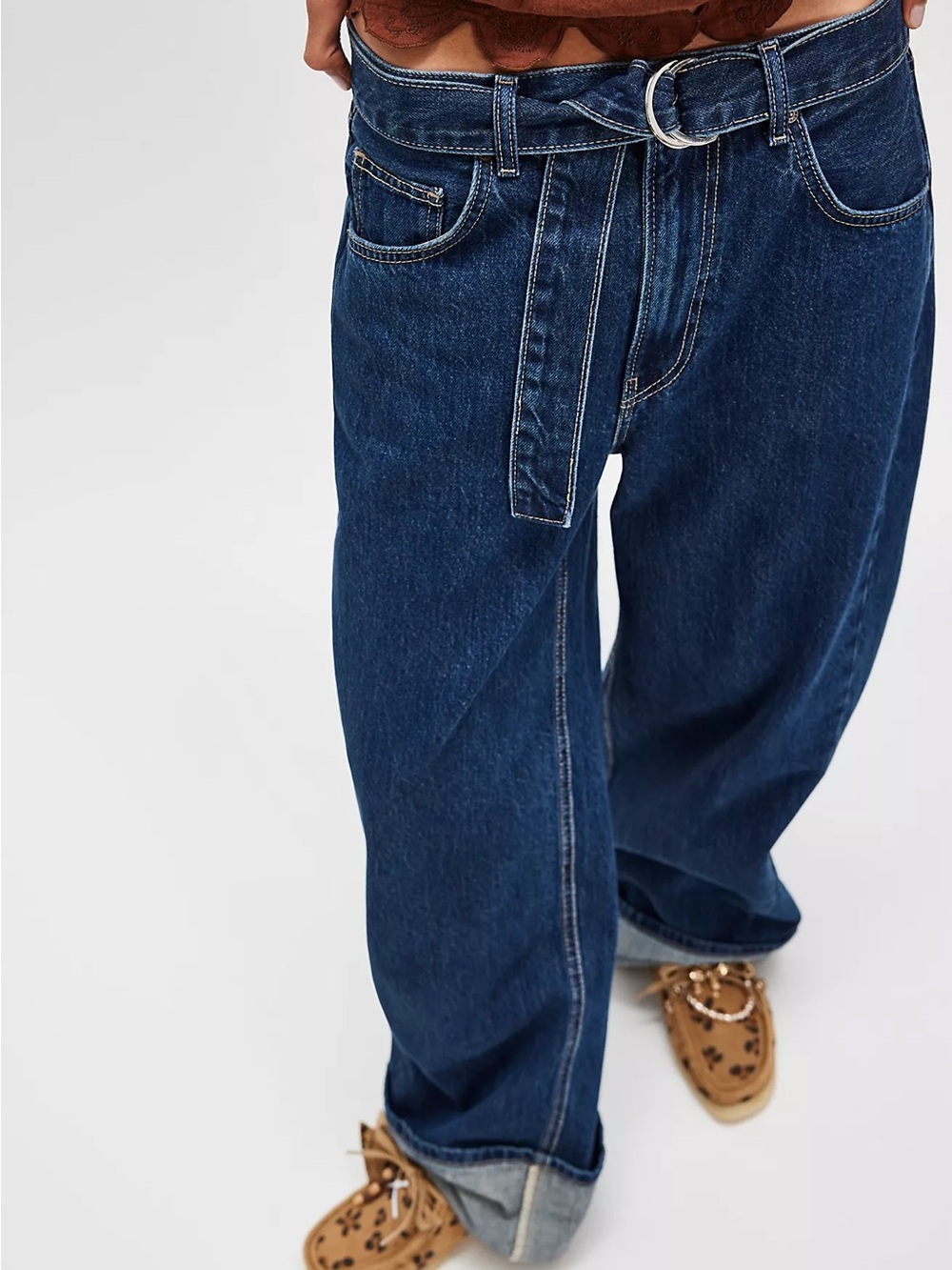 Free People We The Free East Bay Cuffed Jeans Size 31